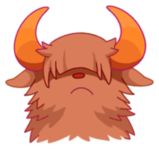 Animals with horns sticker #1020920