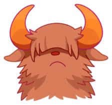 Animals with horns sticker #1020920