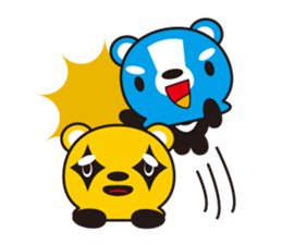 Three masked bears sticker #1021008