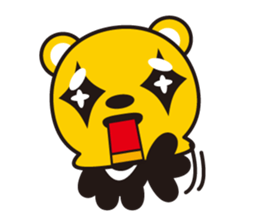 Three masked bears sticker #1021011