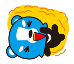 Three masked bears sticker #1021012