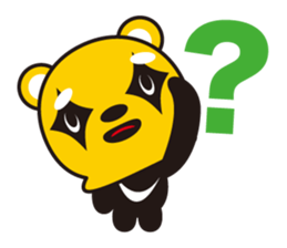 Three masked bears sticker #1021015