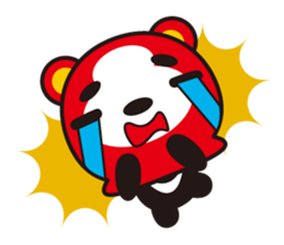 Three masked bears sticker #1021018