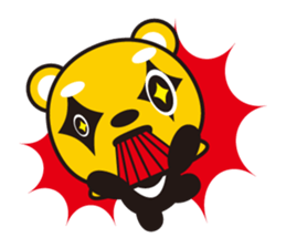 Three masked bears sticker #1021022