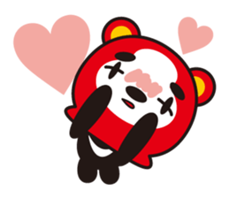 Three masked bears sticker #1021024