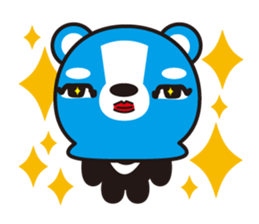Three masked bears sticker #1021026