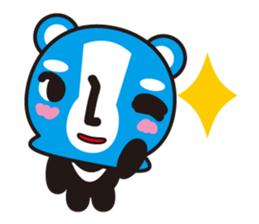 Three masked bears sticker #1021031