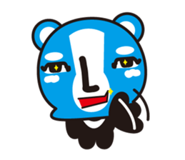 Three masked bears sticker #1021034