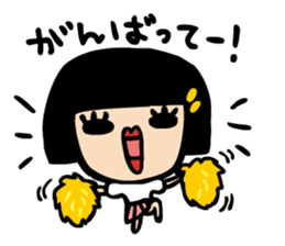 Helmet hair Hachie sticker #1021415