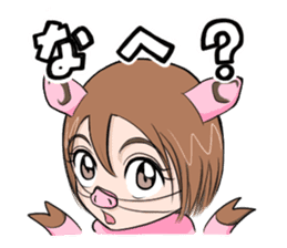 "Taruboo" speaks a Shonai dialect. sticker #1022536