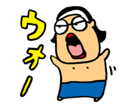 Black cat mask wrestler sticker #1022861