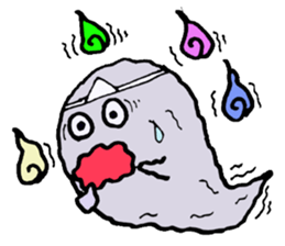 Japanese Pretty Ghost sticker #1022943
