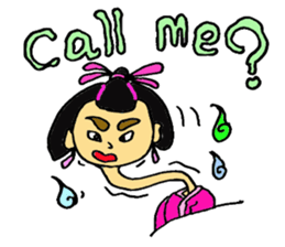 Japanese Pretty Ghost sticker #1022949