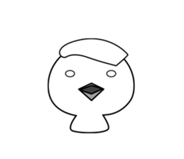 Hot spring chick sticker #1023523