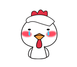 Hot spring chick sticker #1023525