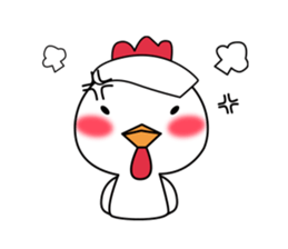 Hot spring chick sticker #1023526