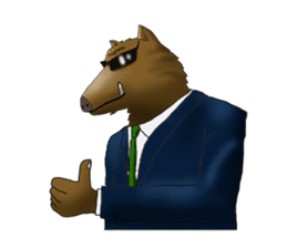 Mr.Inoki's common life sticker #1023647