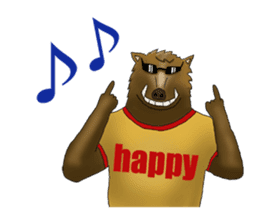 Mr.Inoki's common life sticker #1023648