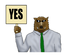 Mr.Inoki's common life sticker #1023650