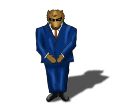 Mr.Inoki's common life sticker #1023656