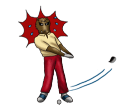 Mr.Inoki's common life sticker #1023668