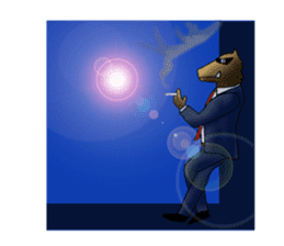 Mr.Inoki's common life sticker #1023678