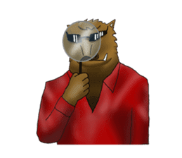 Mr.Inoki's common life sticker #1023680