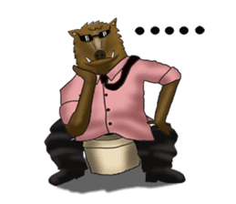 Mr.Inoki's common life sticker #1023686