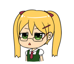 Chibi Style Girls - (ENG) sticker #1023967