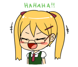 Chibi Style Girls - (ENG) sticker #1023969