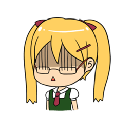 Chibi Style Girls - (ENG) sticker #1023970