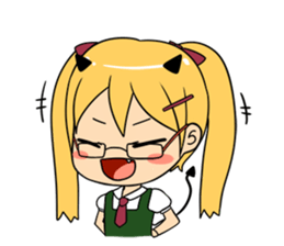 Chibi Style Girls - (ENG) sticker #1023973