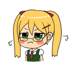 Chibi Style Girls - (ENG) sticker #1023974