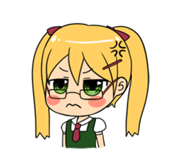 Chibi Style Girls - (ENG) sticker #1023978