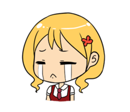 Chibi Style Girls - (ENG) sticker #1024000