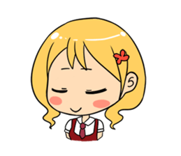 Chibi Style Girls - (ENG) sticker #1024002