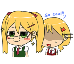 Chibi Style Girls - (ENG) sticker #1024003