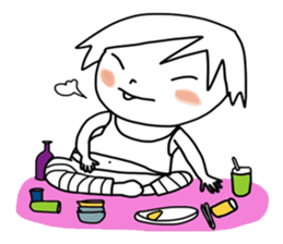 Pao Pao & her friends sticker #1024235