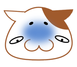 plain-looking cat Sticker sticker #1024337