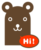 lovely animal icon sticker #1024527