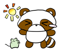 Alan of a racoon sticker #1024666