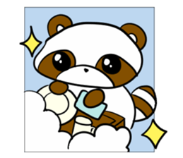 Alan of a racoon sticker #1024670