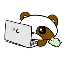 Alan of a racoon sticker #1024677