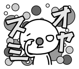 Red nose and one eyebrow comic sticker #1025392