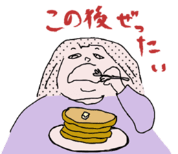 Chubby girls' diet diary sticker #1025609