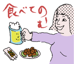 Chubby girls' diet diary sticker #1025634