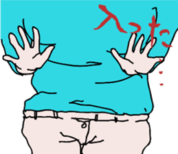 Chubby girls' diet diary sticker #1025638