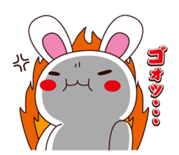 Pyongkichi the rabbit 2 sticker #1026629