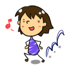 A gentle feeling is conveyed. sticker #1027370