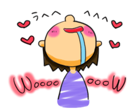 A gentle feeling is conveyed. sticker #1027375